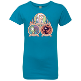 T-Shirts Turquoise / YXS The Rebel, the Good and Evil Cat Girls Premium T-Shirt