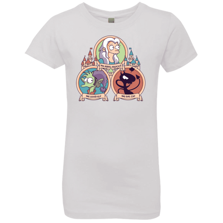 T-Shirts White / YXS The Rebel, the Good and Evil Cat Girls Premium T-Shirt