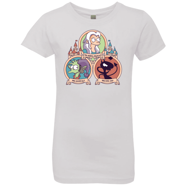 T-Shirts White / YXS The Rebel, the Good and Evil Cat Girls Premium T-Shirt