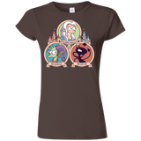 T-Shirts Dark Chocolate / S The Rebel, the Good and Evil Cat Junior Slimmer-Fit T-Shirt