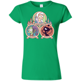 T-Shirts Irish Green / S The Rebel, the Good and Evil Cat Junior Slimmer-Fit T-Shirt