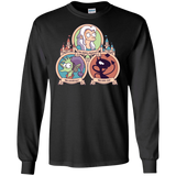 T-Shirts Black / S The Rebel, the Good and Evil Cat Men's Long Sleeve T-Shirt