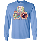 T-Shirts Carolina Blue / S The Rebel, the Good and Evil Cat Men's Long Sleeve T-Shirt