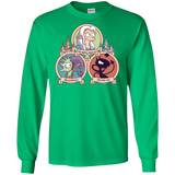 T-Shirts Irish Green / S The Rebel, the Good and Evil Cat Men's Long Sleeve T-Shirt