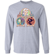 T-Shirts Sport Grey / S The Rebel, the Good and Evil Cat Men's Long Sleeve T-Shirt