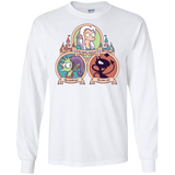 T-Shirts White / S The Rebel, the Good and Evil Cat Men's Long Sleeve T-Shirt