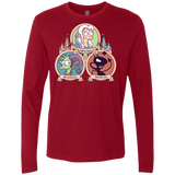 T-Shirts Cardinal / S The Rebel, the Good and Evil Cat Men's Premium Long Sleeve