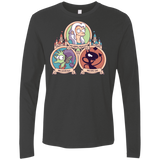 T-Shirts Heavy Metal / S The Rebel, the Good and Evil Cat Men's Premium Long Sleeve
