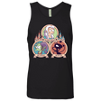 T-Shirts Black / S The Rebel, the Good and Evil Cat Men's Premium Tank Top