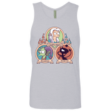 T-Shirts Heather Grey / S The Rebel, the Good and Evil Cat Men's Premium Tank Top