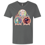 T-Shirts Heavy Metal / X-Small The Rebel, the Good and Evil Cat Men's Premium V-Neck