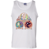 T-Shirts White / S The Rebel, the Good and Evil Cat Men's Tank Top