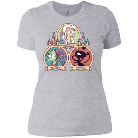 T-Shirts Heather Grey / X-Small The Rebel, the Good and Evil Cat Women's Premium T-Shirt