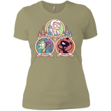 T-Shirts Light Olive / X-Small The Rebel, the Good and Evil Cat Women's Premium T-Shirt