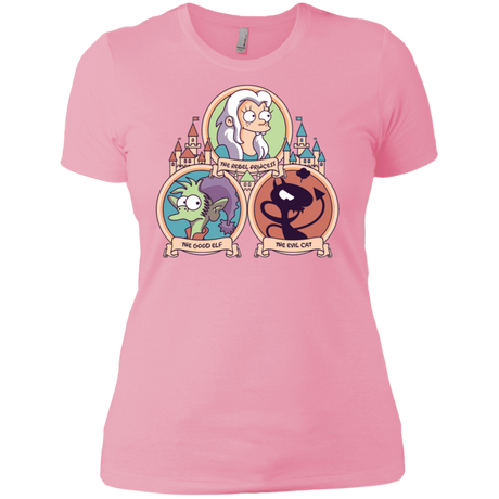 T-Shirts Light Pink / X-Small The Rebel, the Good and Evil Cat Women's Premium T-Shirt