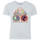 T-Shirts Heather White / YXS The Rebel, the Good and Evil Cat Youth Triblend T-Shirt