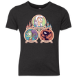 T-Shirts Vintage Black / YXS The Rebel, the Good and Evil Cat Youth Triblend T-Shirt