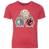 T-Shirts Vintage Red / YXS The Rebel, the Good and Evil Cat Youth Triblend T-Shirt