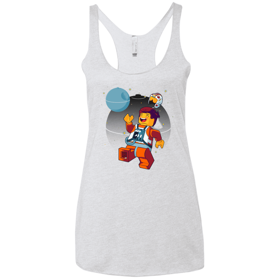 T-Shirts Heather White / X-Small The Rebellion Is Awesome Women's Triblend Racerback Tank