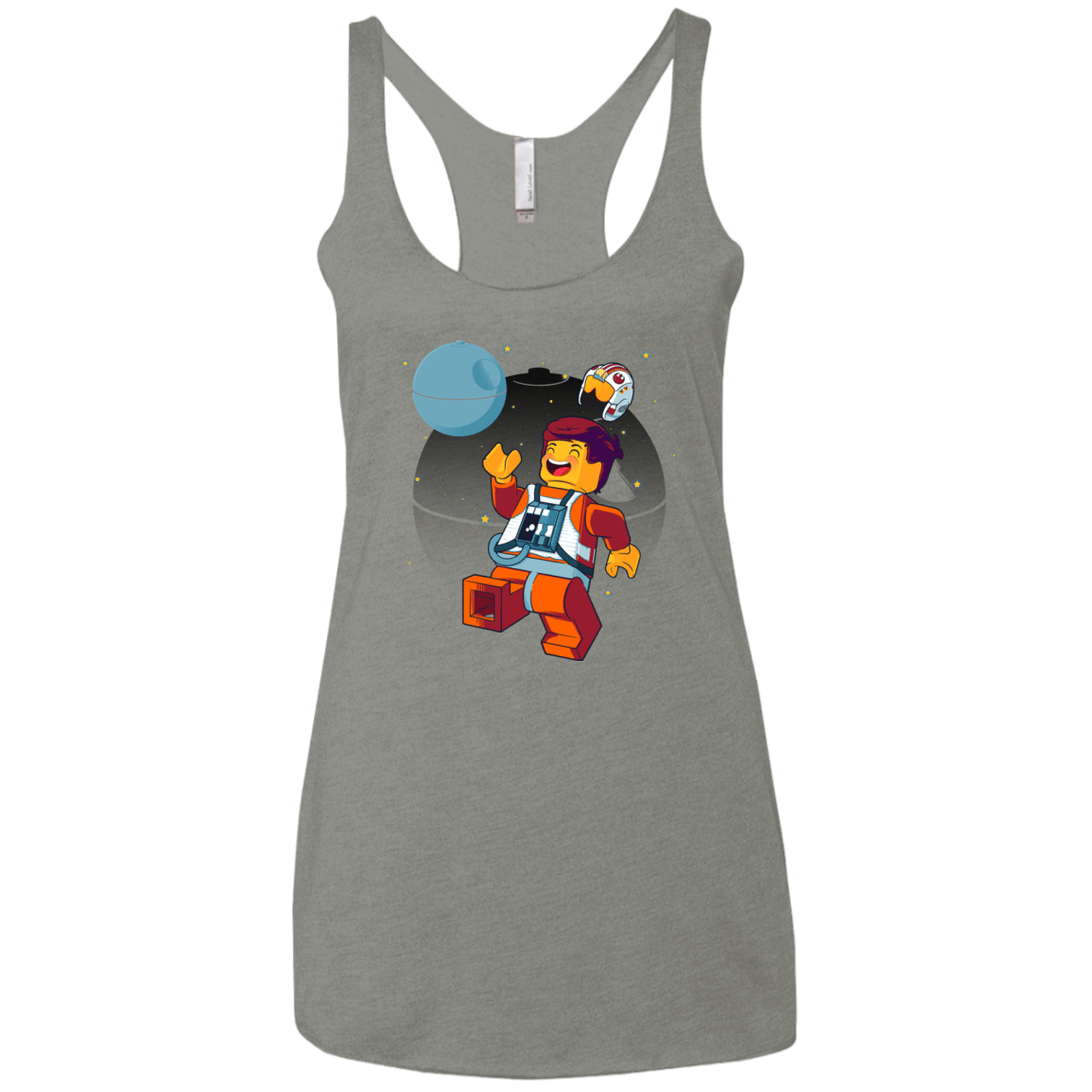 T-Shirts Venetian Grey / X-Small The Rebellion Is Awesome Women's Triblend Racerback Tank