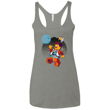 T-Shirts Venetian Grey / X-Small The Rebellion Is Awesome Women's Triblend Racerback Tank