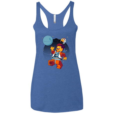 T-Shirts Vintage Royal / X-Small The Rebellion Is Awesome Women's Triblend Racerback Tank