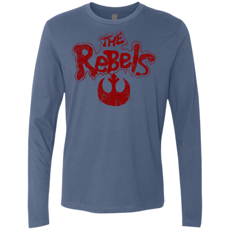 T-Shirts Indigo / Small The Rebels (1) Men's Premium Long Sleeve