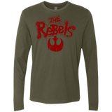 T-Shirts Military Green / Small The Rebels (1) Men's Premium Long Sleeve