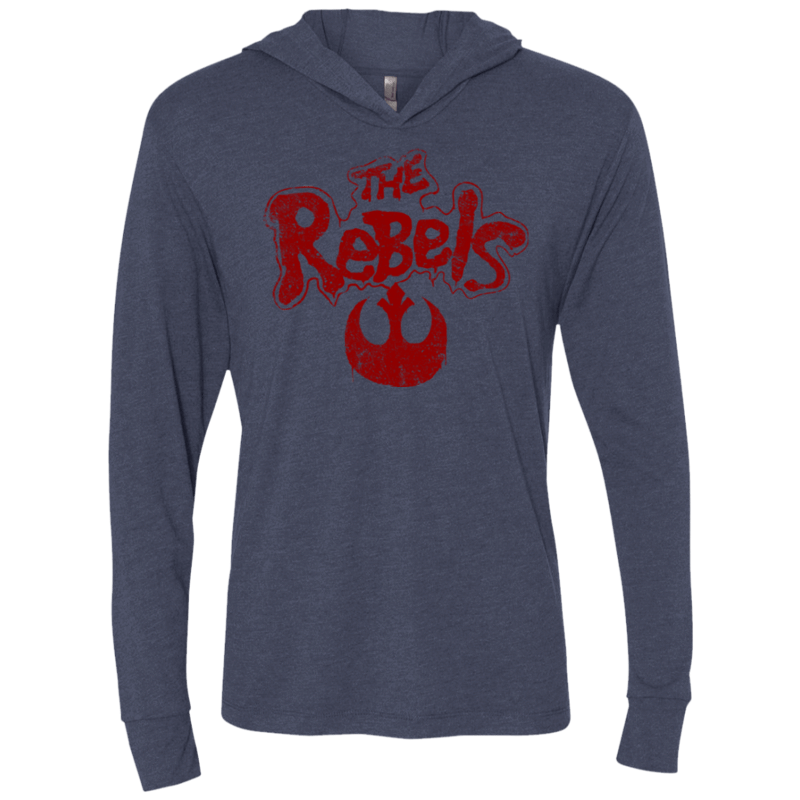 T-Shirts Vintage Navy / X-Small The Rebels (1) Triblend Long Sleeve Hoodie Tee