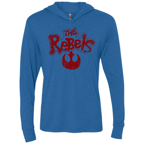 T-Shirts Vintage Royal / X-Small The Rebels (1) Triblend Long Sleeve Hoodie Tee