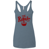 T-Shirts Indigo / X-Small The Rebels (1) Women's Triblend Racerback Tank