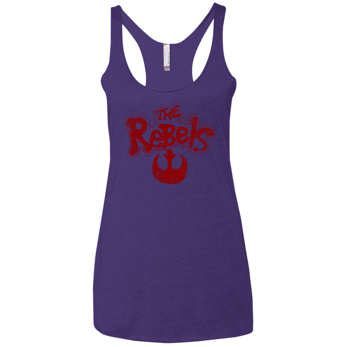 T-Shirts Purple / X-Small The Rebels (1) Women's Triblend Racerback Tank