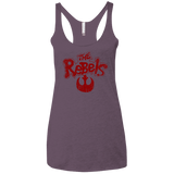 T-Shirts Vintage Purple / X-Small The Rebels (1) Women's Triblend Racerback Tank