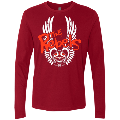 T-Shirts Cardinal / Small THE REBELS Men's Premium Long Sleeve