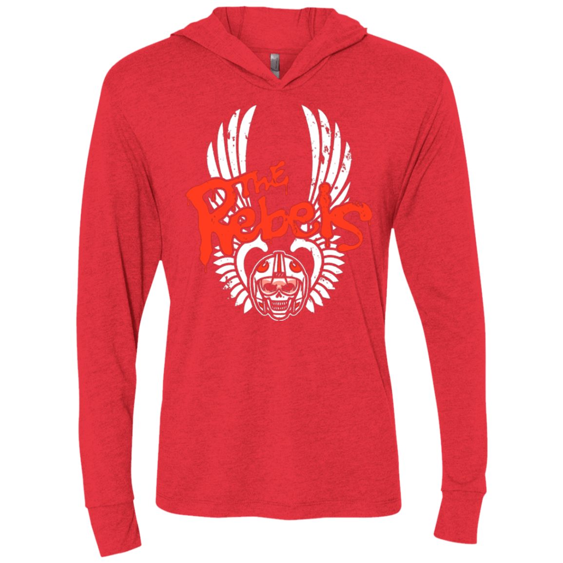 T-Shirts Vintage Red / X-Small THE REBELS Triblend Long Sleeve Hoodie Tee