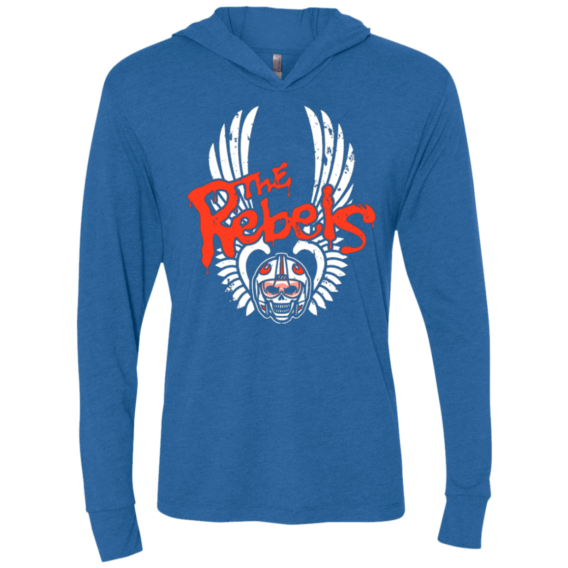T-Shirts Vintage Royal / X-Small THE REBELS Triblend Long Sleeve Hoodie Tee