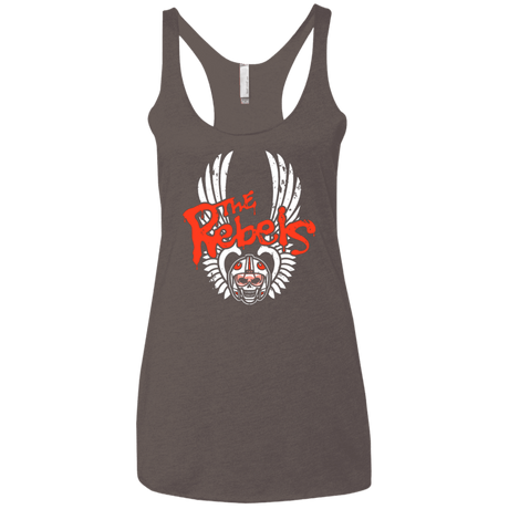 T-Shirts Macchiato / X-Small THE REBELS Women's Triblend Racerback Tank