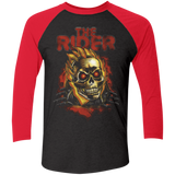 T-Shirts Vintage Black/Vintage Red / X-Small THE RIDER Men's Triblend 3/4 Sleeve