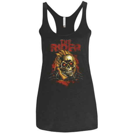 T-Shirts Vintage Black / X-Small THE RIDER Women's Triblend Racerback Tank