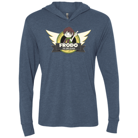 T-Shirts Indigo / X-Small The Ring Bearer Triblend Long Sleeve Hoodie Tee