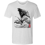 T-Shirts Heather White / S The Rise of Gojira Men's Triblend T-Shirt