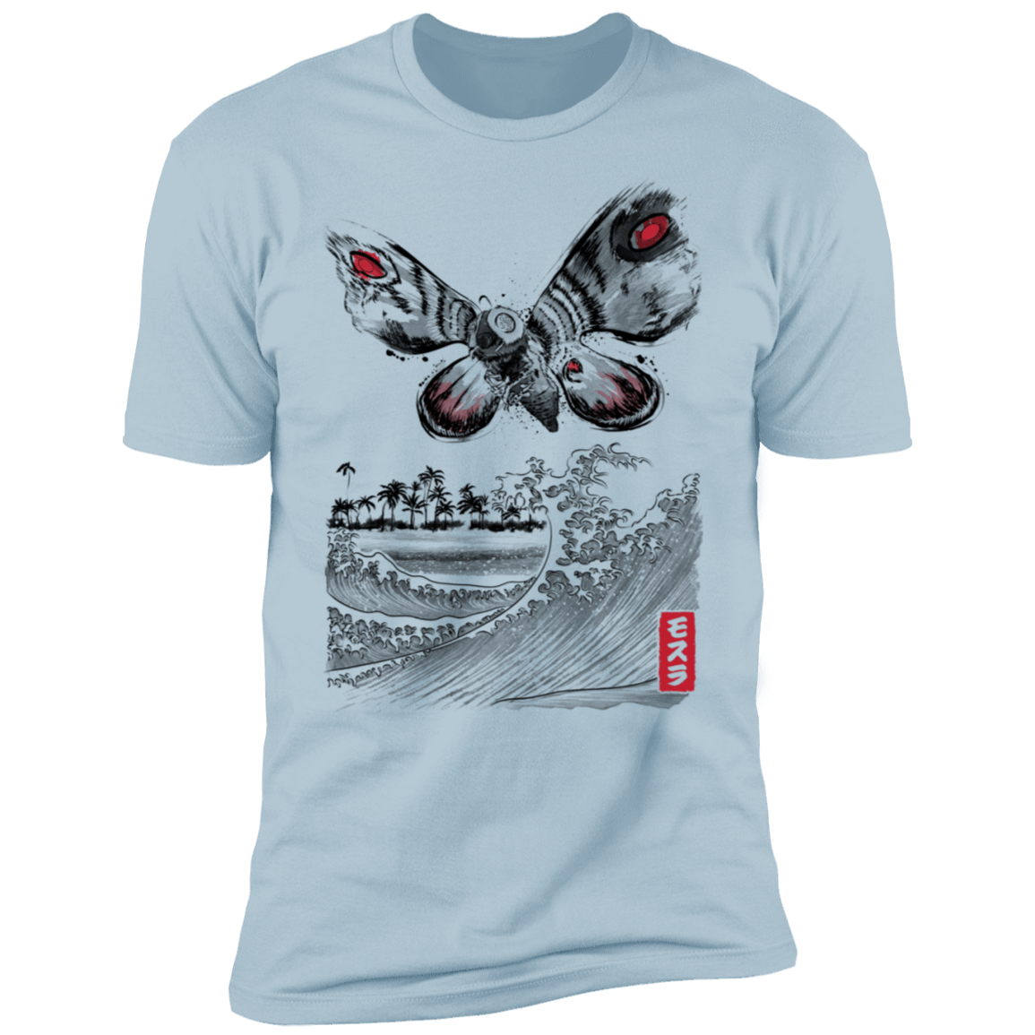 T-Shirts Light Blue / S The Rise of the Giant Moth Men's Premium T-Shirt