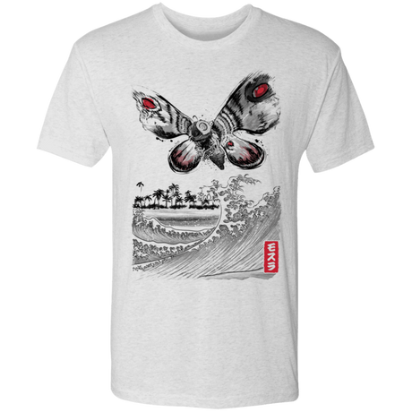 T-Shirts Heather White / S The Rise of the Giant Moth Men's Triblend T-Shirt