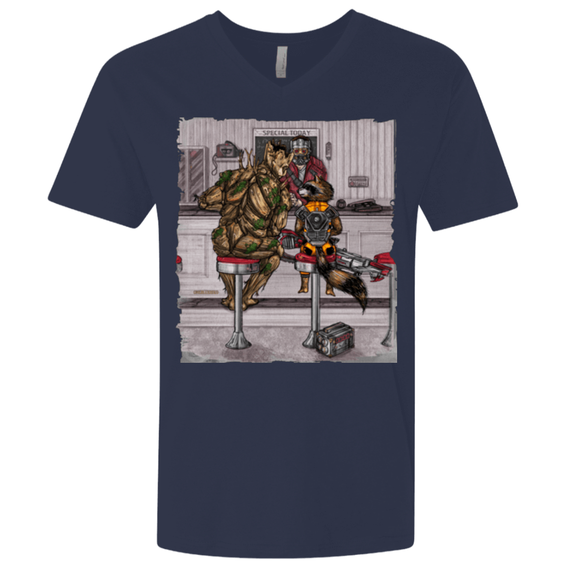 T-Shirts Midnight Navy / X-Small The Runaways Men's Premium V-Neck