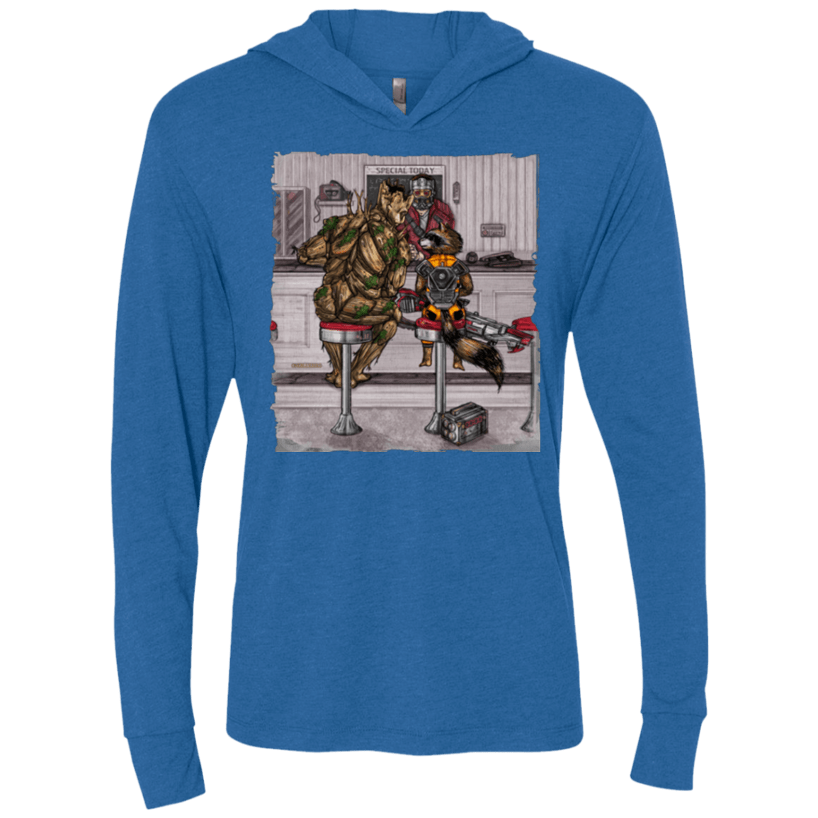 T-Shirts Vintage Royal / X-Small The Runaways Triblend Long Sleeve Hoodie Tee