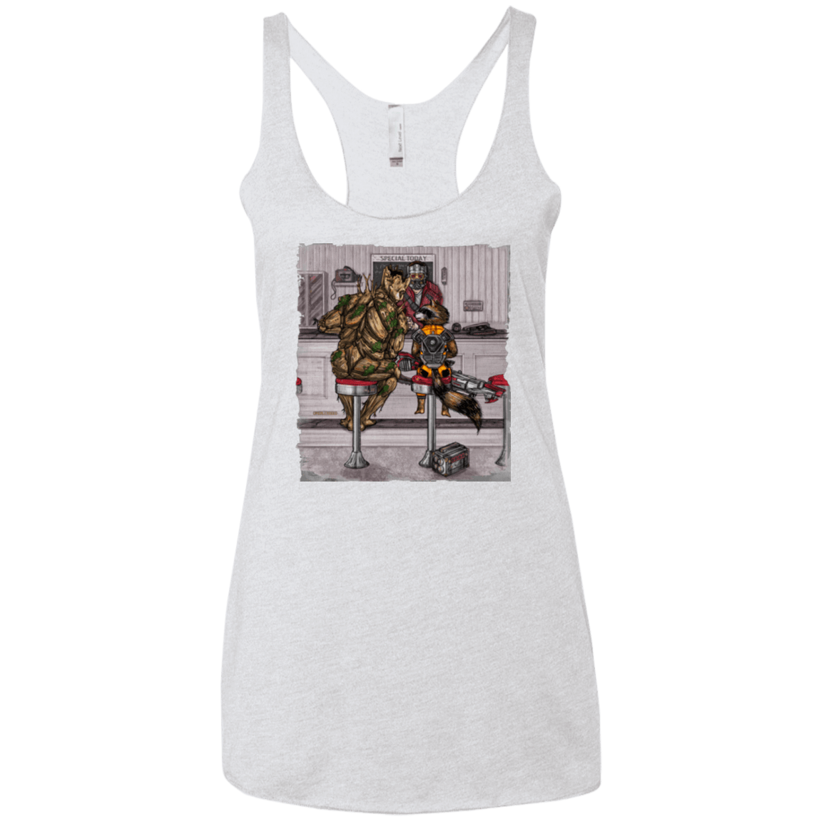 T-Shirts Heather White / X-Small The Runaways Women's Triblend Racerback Tank