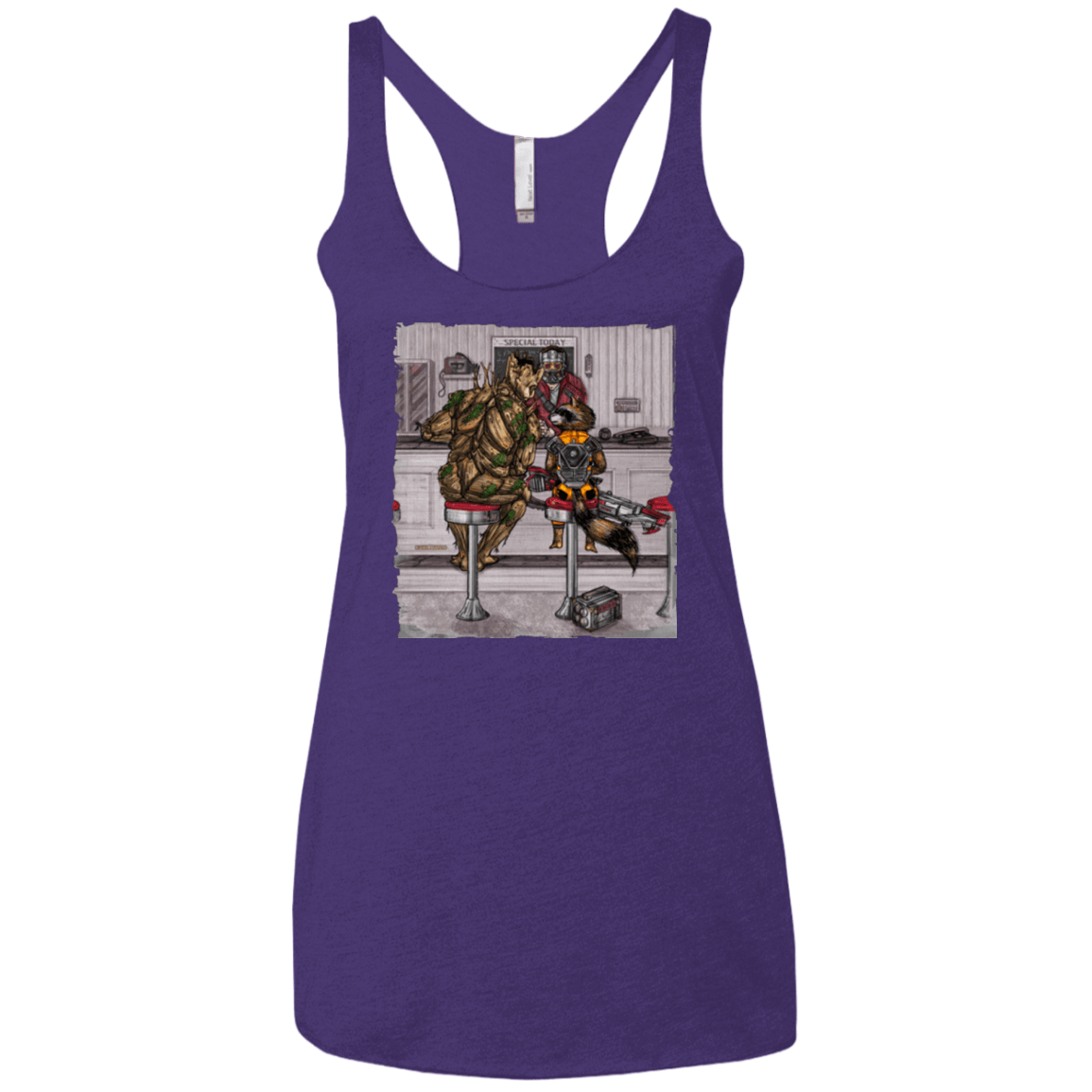 T-Shirts Purple / X-Small The Runaways Women's Triblend Racerback Tank