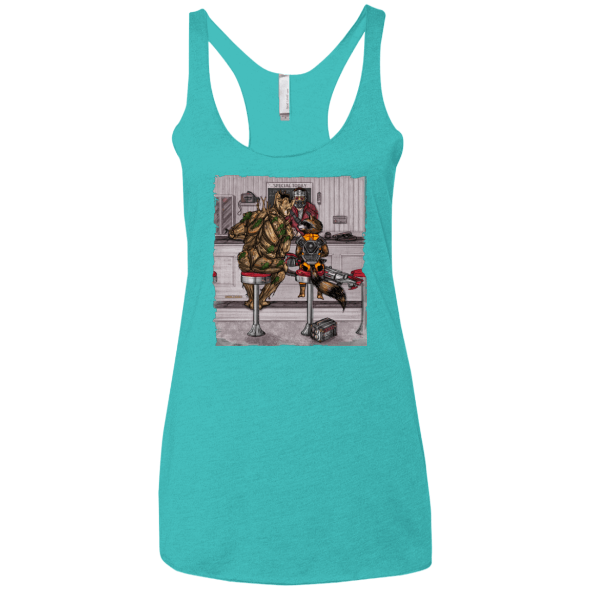 T-Shirts Tahiti Blue / X-Small The Runaways Women's Triblend Racerback Tank