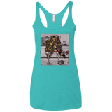 T-Shirts Tahiti Blue / X-Small The Runaways Women's Triblend Racerback Tank