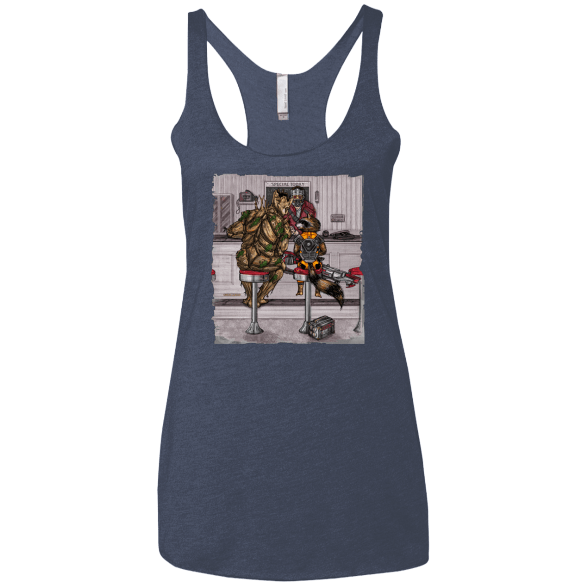 T-Shirts Vintage Navy / X-Small The Runaways Women's Triblend Racerback Tank